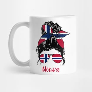 Norway girl, Norway Flag, Norway gift heritage,   Norwegian girlfriend, Mug